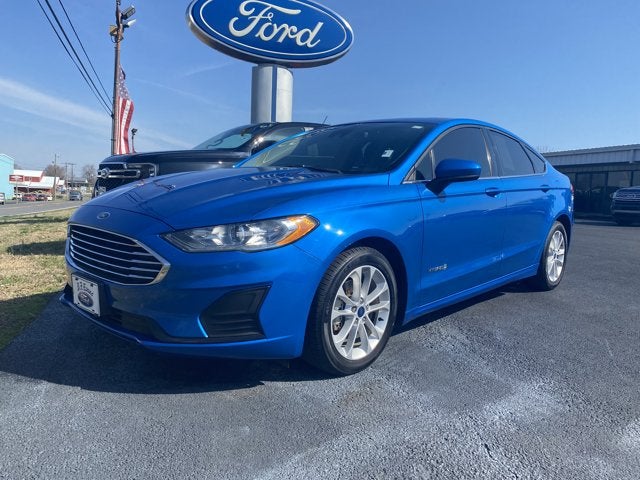 Used 2019 Ford Fusion Hybrid SE with VIN 3FA6P0LU8KR263477 for sale in Livermore, KY