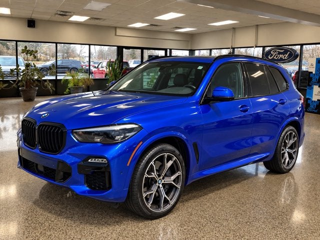 2019 BMW X5 xDrive50i Blue Wrap