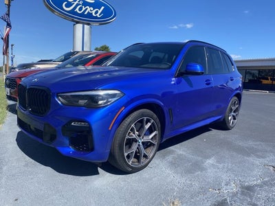 2019 BMW X5 xDrive50i Blue Wrap